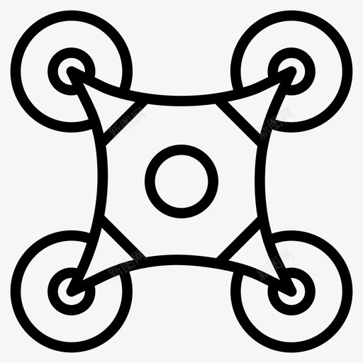 机器人照相机直升机图标svg_新图网 https://ixintu.com 无人机 机器人 照相机 直升机 螺旋桨