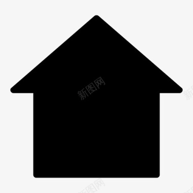 住宅建筑门图标图标