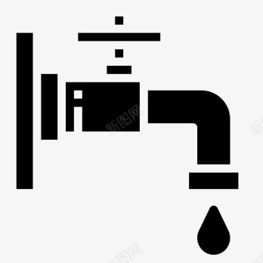 水龙头龙头水图标图标