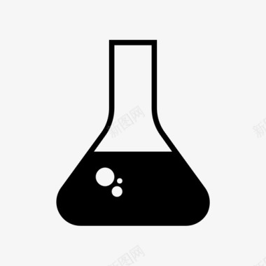 化学教育埃伦迈耶烧瓶图标图标