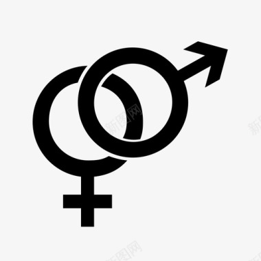 男女symbole男女医疗保健图标图标
