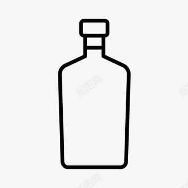 酒精瓶子调味品图标图标