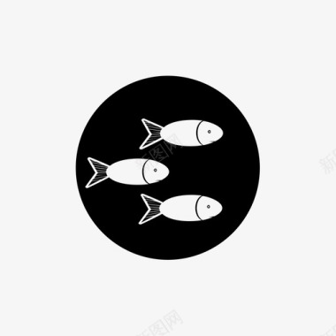 干鱼动物食物图标图标