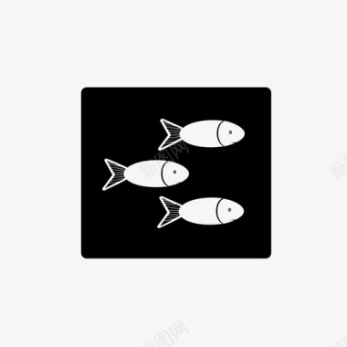 鱼动物干鱼图标图标