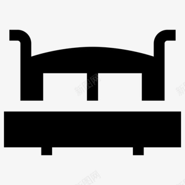 床装饰家具图标图标