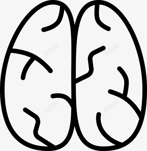 大脑人类智力图标svg_新图网 https://ixintu.com 人类 你只活一次瘦 器官 大脑 思考 智力 神经