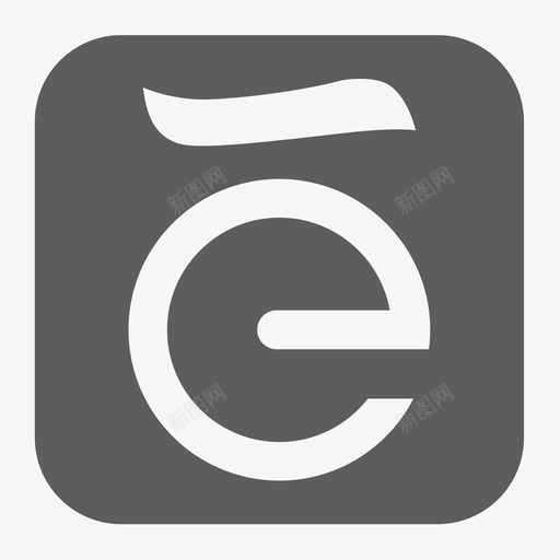 logo-灰色镂空svg_新图网 https://ixintu.com logo-灰色镂空