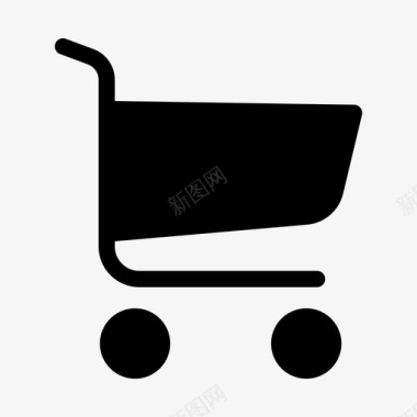 购物车在线商店购物商店图标图标
