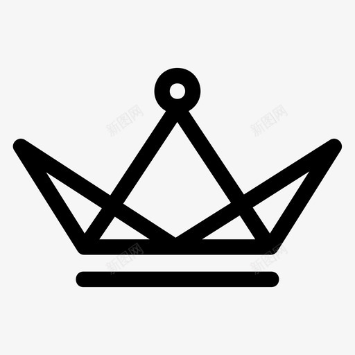 皇冠国王陛下图标svg_新图网 https://ixintu.com 公主 国王 王后 皇冠 陛下