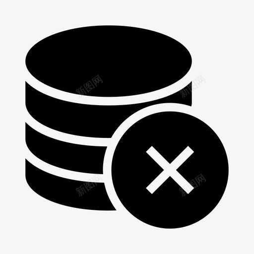 存储删除数据中心数据库图标svg_新图网 https://ixintu.com 大型机 存储删除 安全标志符号 数据中心 数据库 服务器