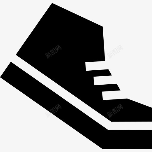运动鞋鞋类跑步图标svg_新图网 https://ixintu.com 健身 跑步 运动 运动鞋 鞋 鞋类
