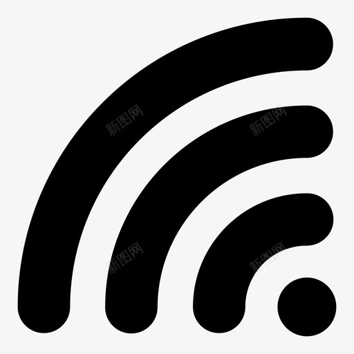 wifi手机设备图标svg_新图网 https://ixintu.com wifi 手机 接收 电话 设备