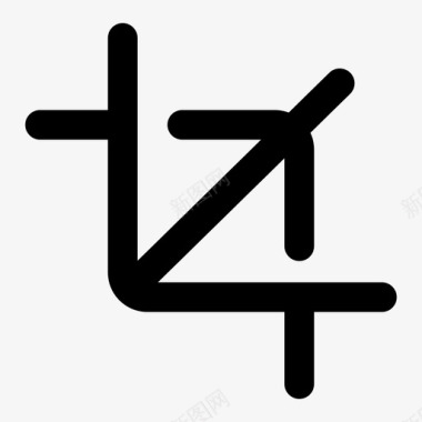 裁剪剪切图标图标