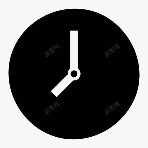 时钟持续时间小时图标svg_新图网 https://ixintu.com 字形 小时 市场开发 持续时间 时钟 时间 网页设计 计时器