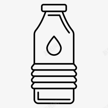 水瓶饮料游戏图标图标