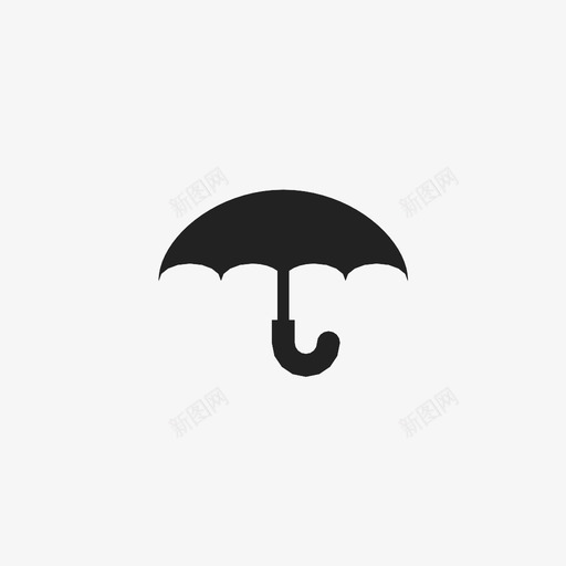 伞雨风暴图标svg_新图网 https://ixintu.com 伞 天气 雨 风暴