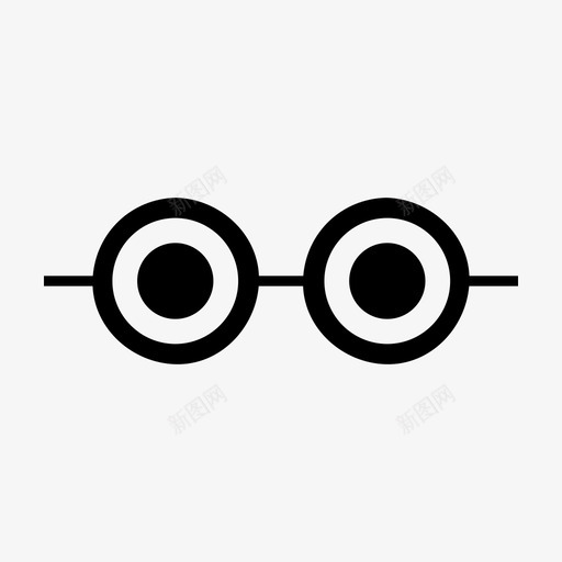 眼镜微光视觉图标svg_新图网 https://ixintu.com 字形 市场开发 微光 眼镜 网页设计 视觉