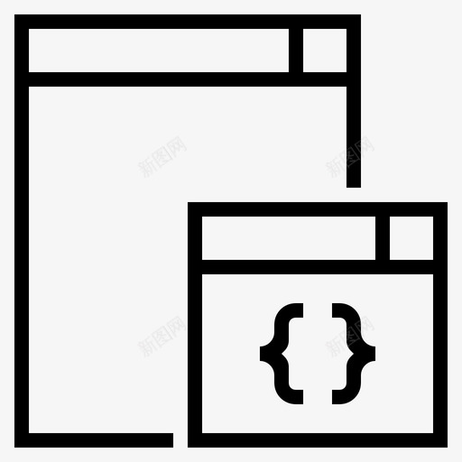 网页网页开发网页编程图标svg_新图网 https://ixintu.com 网站 网页开发 网页编程 网页设计