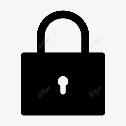 锁钥匙孔挂锁图标svg_新图网 https://ixintu.com 十一月图标实心 密码 挂锁 私人 钥匙孔 锁