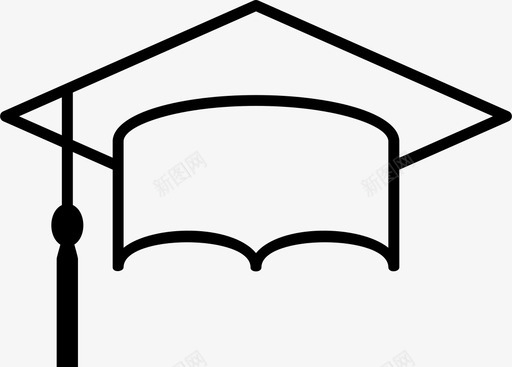 毕业帽教育学校图标图标