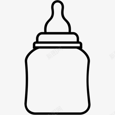 乳头婴儿奶嘴图标图标