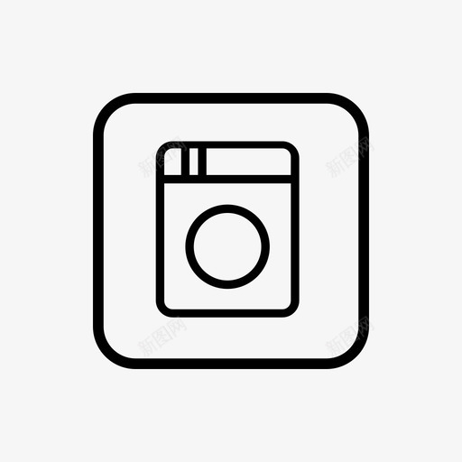 洗衣房svg_新图网 https://ixintu.com 洗衣房 酒店设施icon