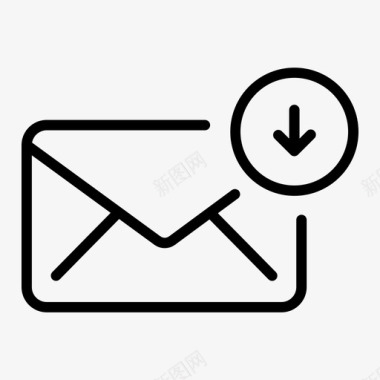 邮件分类电子邮件信封图标图标