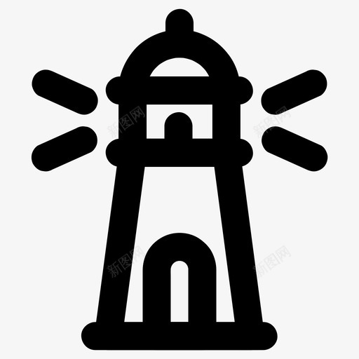 灯塔海岸海上拖航图标svg_新图网 https://ixintu.com 信号 各种尺寸的基本图标 塔 海上拖航 海岸 灯塔