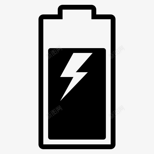 电池良好充电指示灯图标svg_新图网 https://ixintu.com 充电 带有图标 指示灯 电池充电指示灯已填充 电池良好