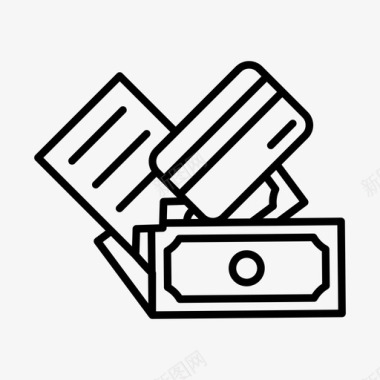 付款账单信用卡图标图标