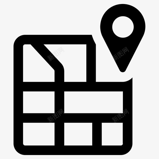 地图位置地图方向图标svg_新图网 https://ixintu.com 位置 地图 地图方向 街道地图 路线图