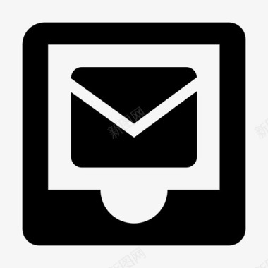 电子邮件邮箱收件箱图标图标