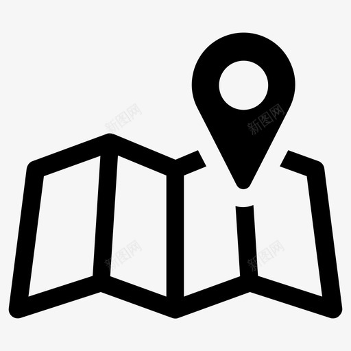 地图城市地图地图方向图标svg_新图网 https://ixintu.com 地图 地图方向 城市地图