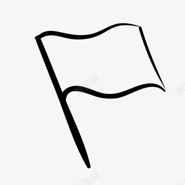 旗帜投降白旗图标图标