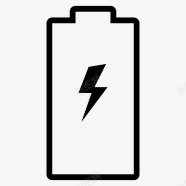 电池已空充电指示灯图标图标