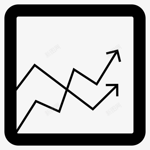 图表增长数学图标svg_新图网 https://ixintu.com 商业图表和图表 图表 增长 数学 统计
