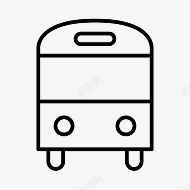 公共汽车学术教育图标图标