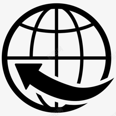 全球配送商务全球图标图标