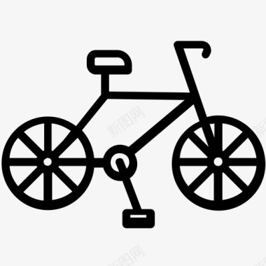 自行车踏板驱动巴基斯坦文化和地标概述图标图标