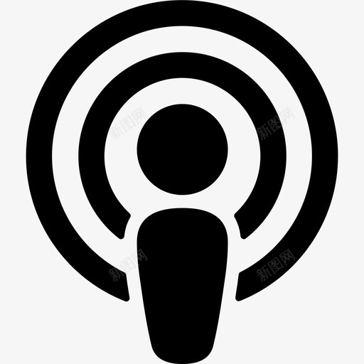 podcastsvg_新图网 https://ixintu.com podcast