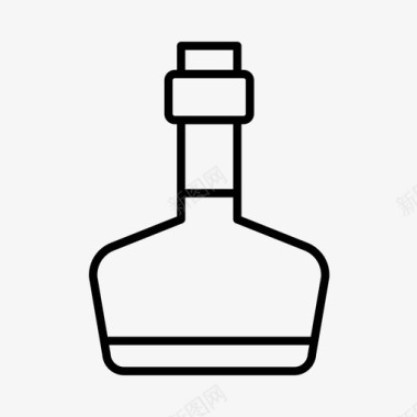 酱汁酒精瓶子图标图标