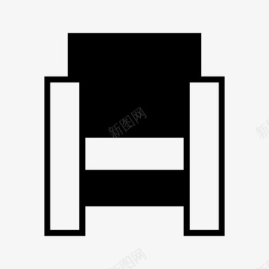 沙发扶手椅装饰图标图标