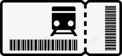 车票地铁票火车票图标svg_新图网 https://ixintu.com 地铁票 旅行 火车票 车票