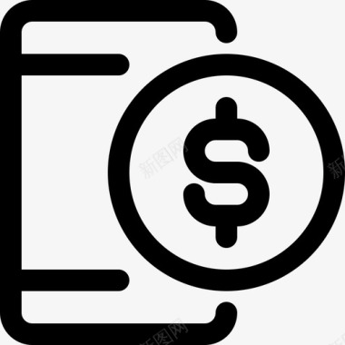 支付应用程序银行用户界面图标图标
