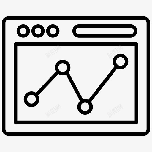 网络排名广告词在线图表图标svg_新图网 https://ixintu.com 在线图表 广告词 网络分析 网络和搜索引擎优化线图标 网络排名 网络评级