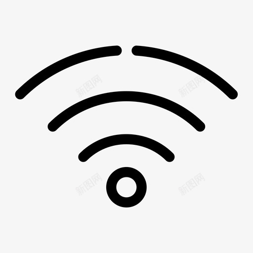 wifi计算机数据图标svg_新图网 https://ixintu.com wifi 互联网 控制面板间隙介质 数据 硬件 计算机