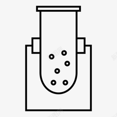 试管实验室学校图标图标