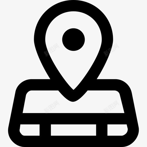 地图上的位置交通旅行图标svg_新图网 https://ixintu.com 交通 地图上的位置 旅游交通和标志 旅行