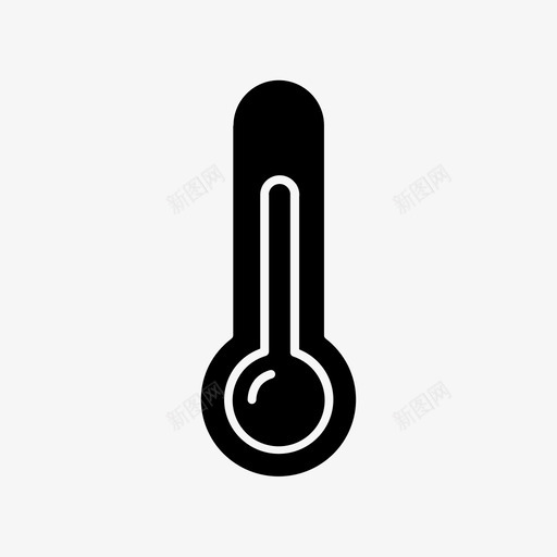 温度计护理健康图标svg_新图网 https://ixintu.com 健康 医学 医学图标字形 护理 温度 温度计