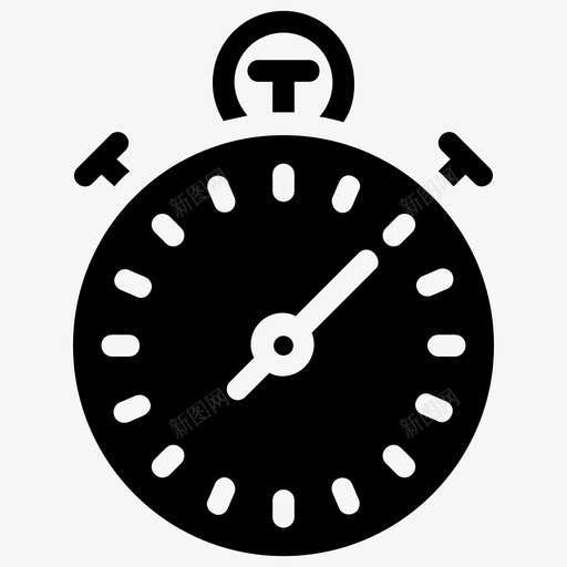 秒表计时器倒计时图标svg_新图网 https://ixintu.com 倒计时 启动和新业务字形图标 秒表 计时器